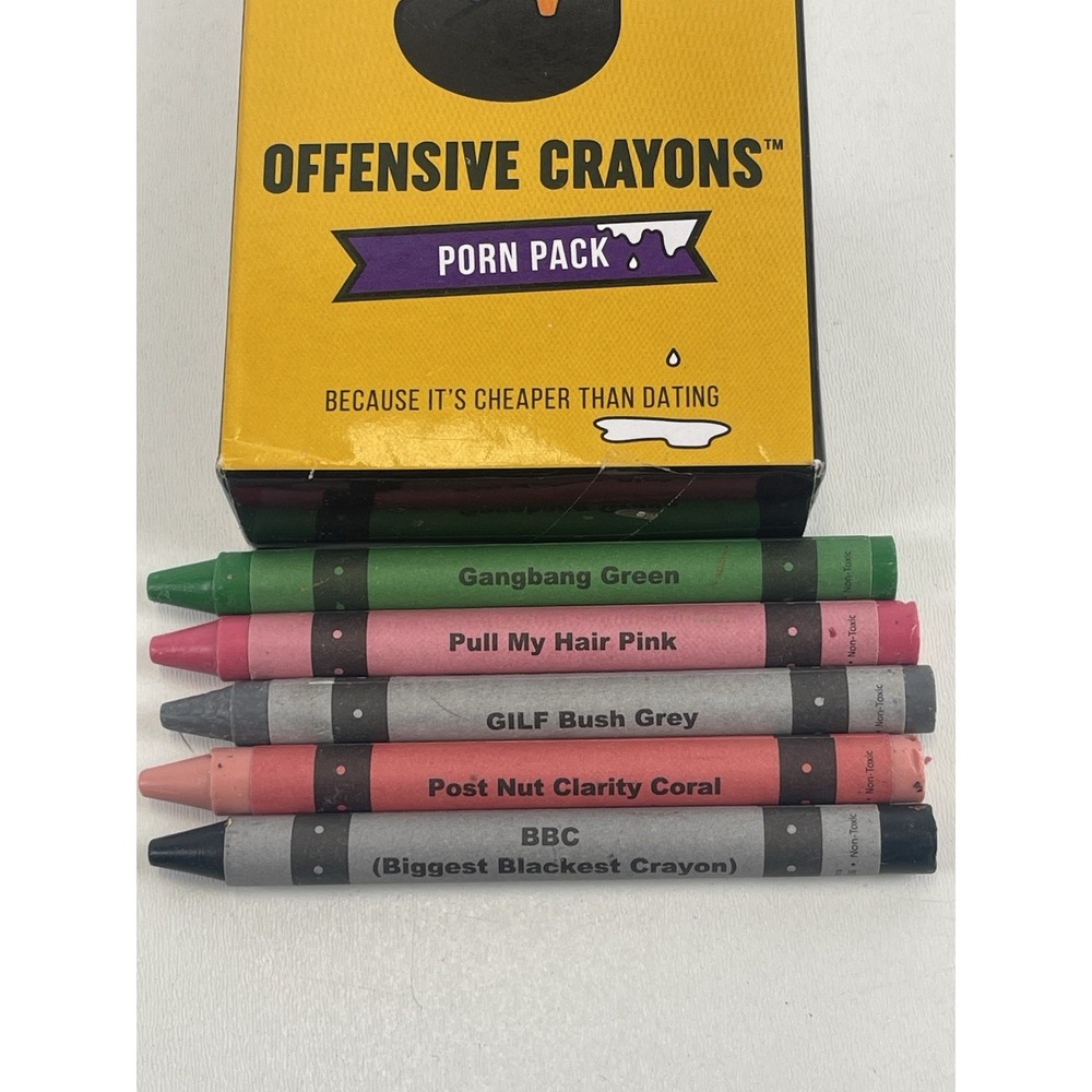 Offensive Crayons Porn Pack - Lightly Used Not Sealed. Great Condition - Picture 6 of 6